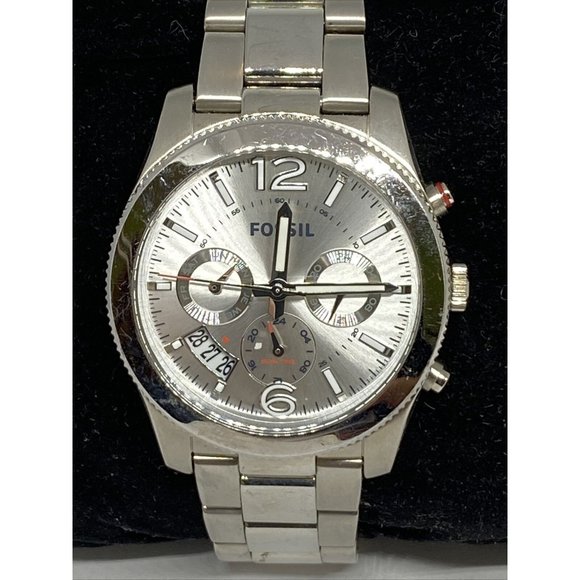 Fossil Perfect Boyfriend ES3883 Women Silver Band - Picture 2 of 12